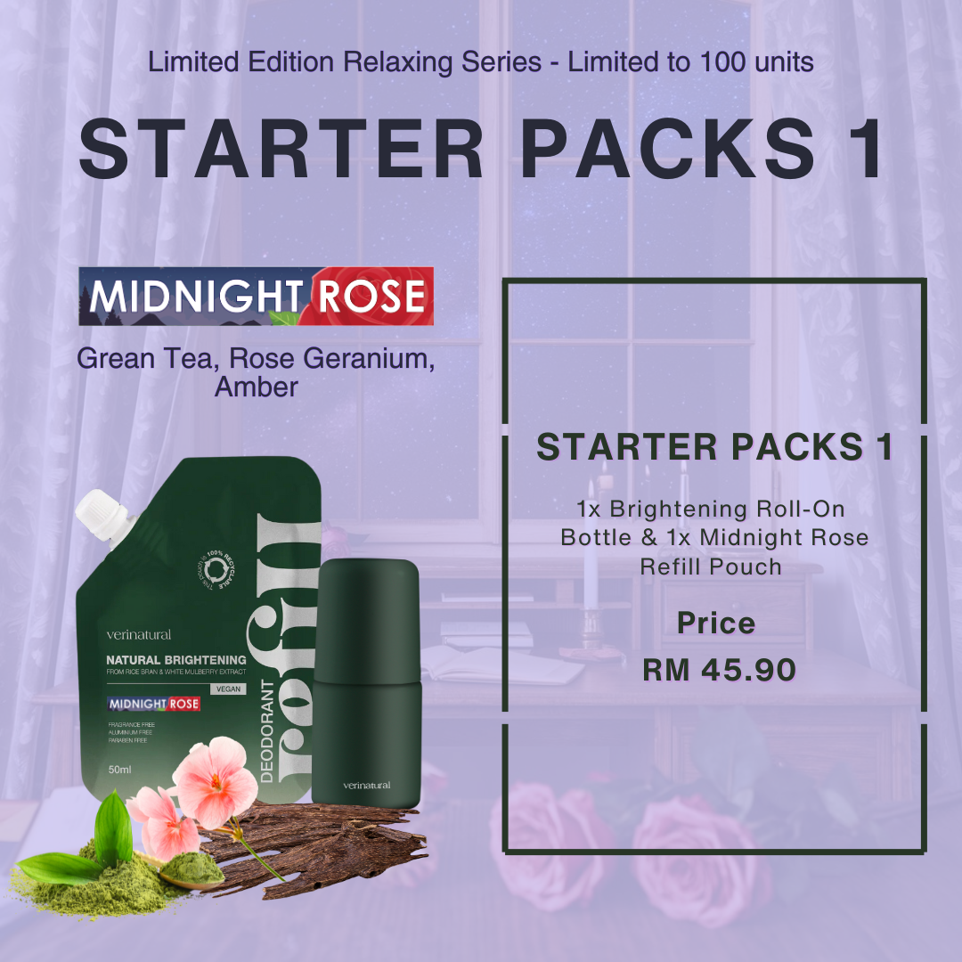 Limited Edition Relaxing Series - Midnight Rose Refillable Roll-on