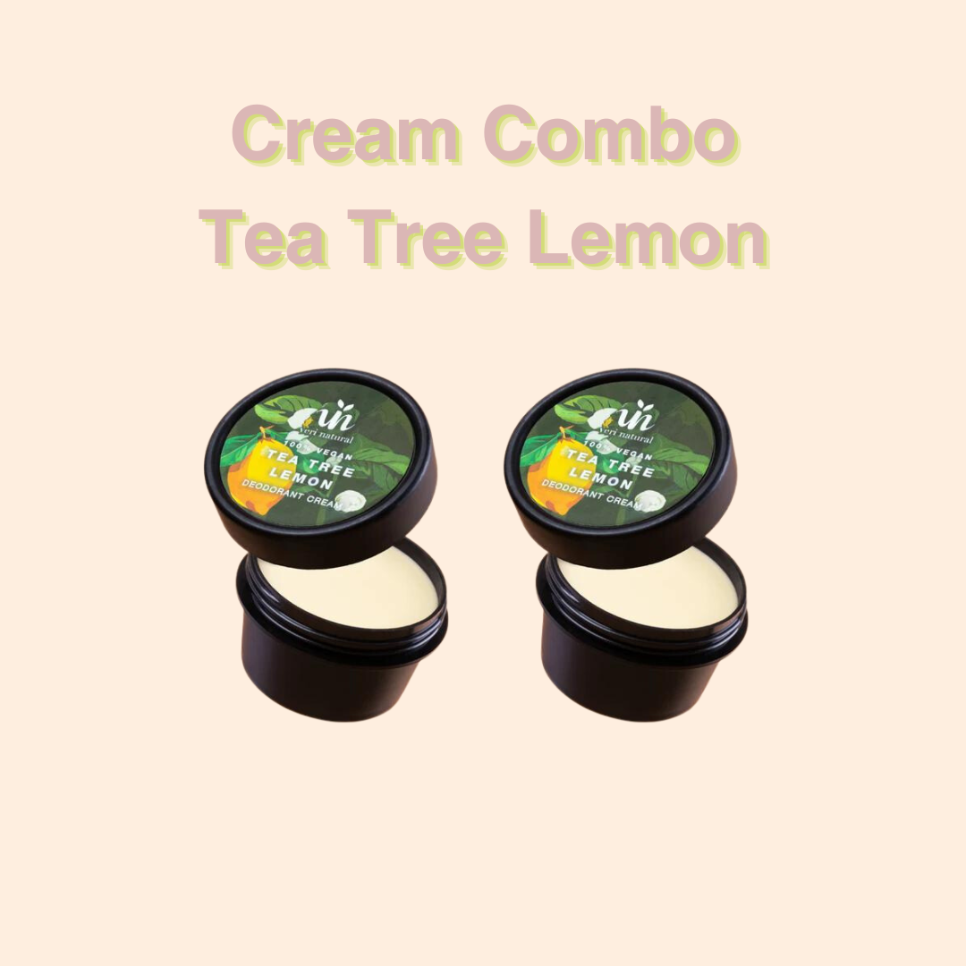 [10% OFF] - Bundle Deals! Deo Cream Combo - Tea Tree Lemon