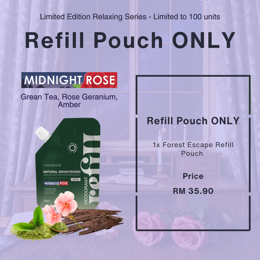 Limited Edition Relaxing Series - Midnight Rose Refillable Roll-on