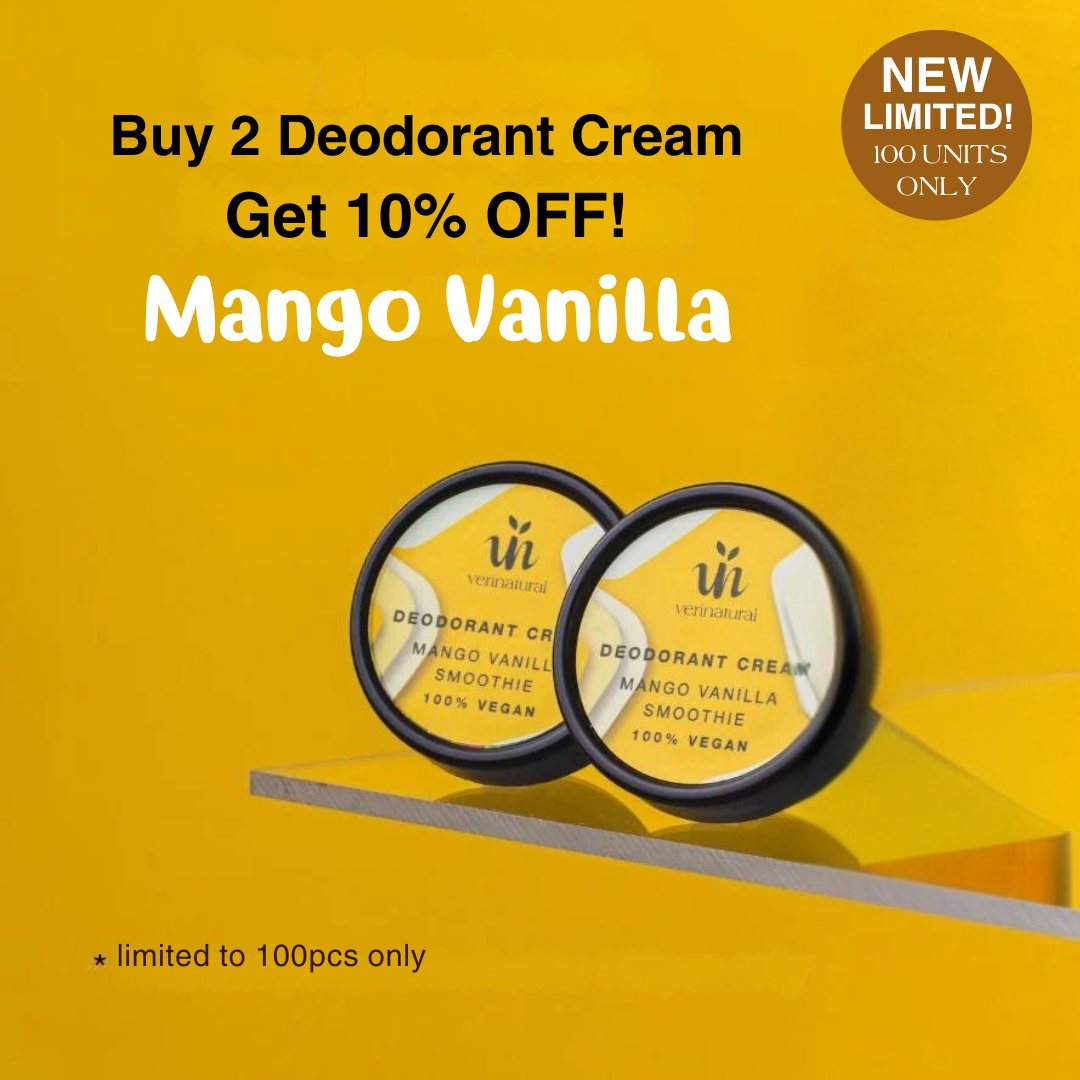 Limited Edition - Mango Vanilla Smoothie Deodorant Cream