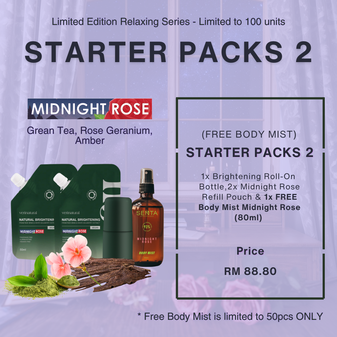 Limited Edition Relaxing Series - Midnight Rose Refillable Roll-on