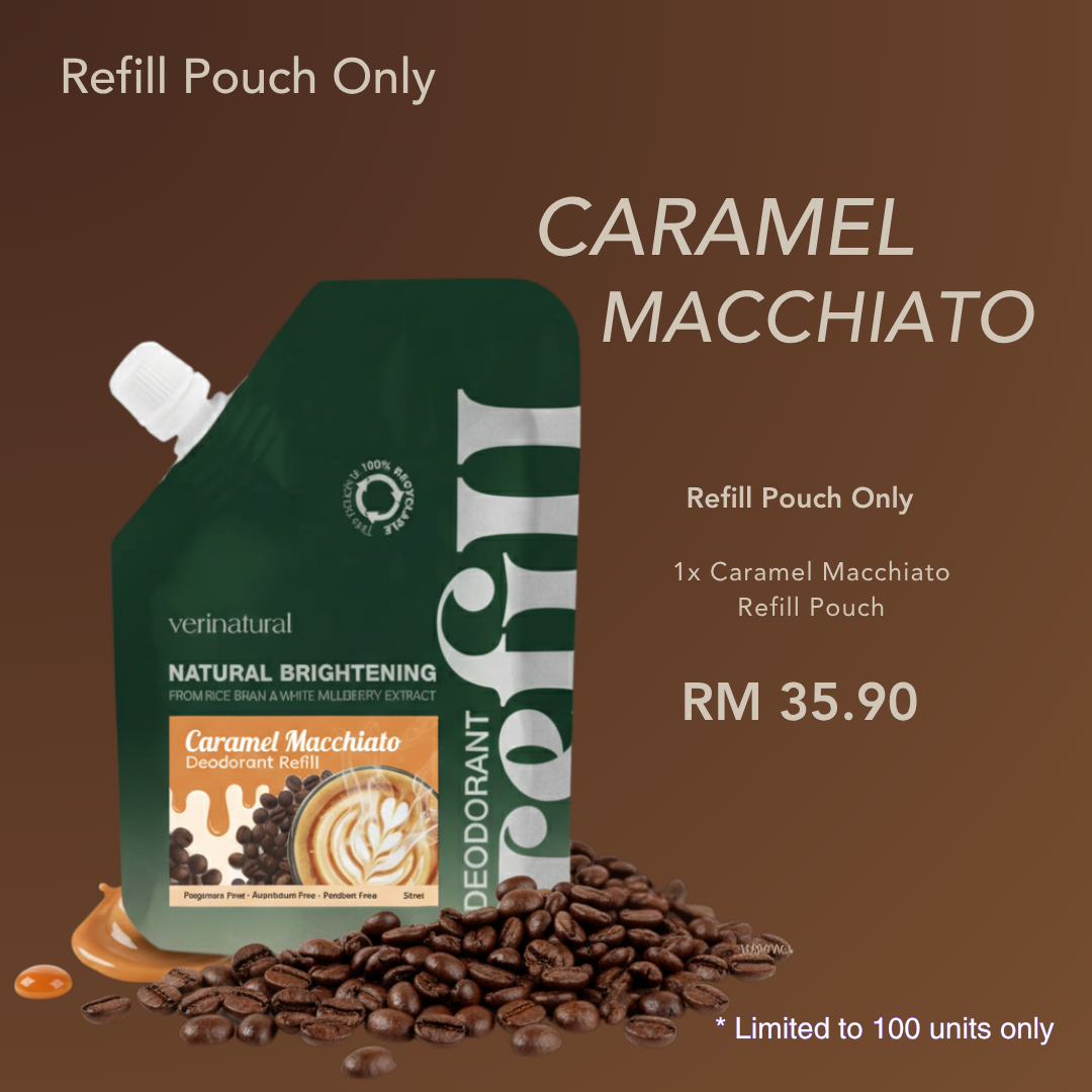 Limited Edition - Caramel Macchiato Refillable Roll-On Deodorant