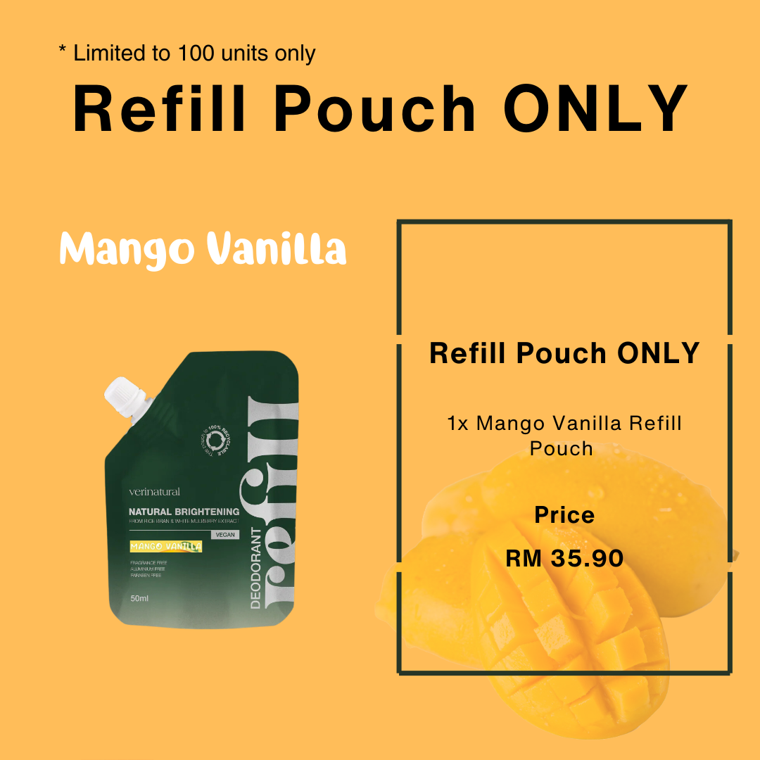 Limited Edition - Mango Vanilla Refillable Roll-On Deodorant