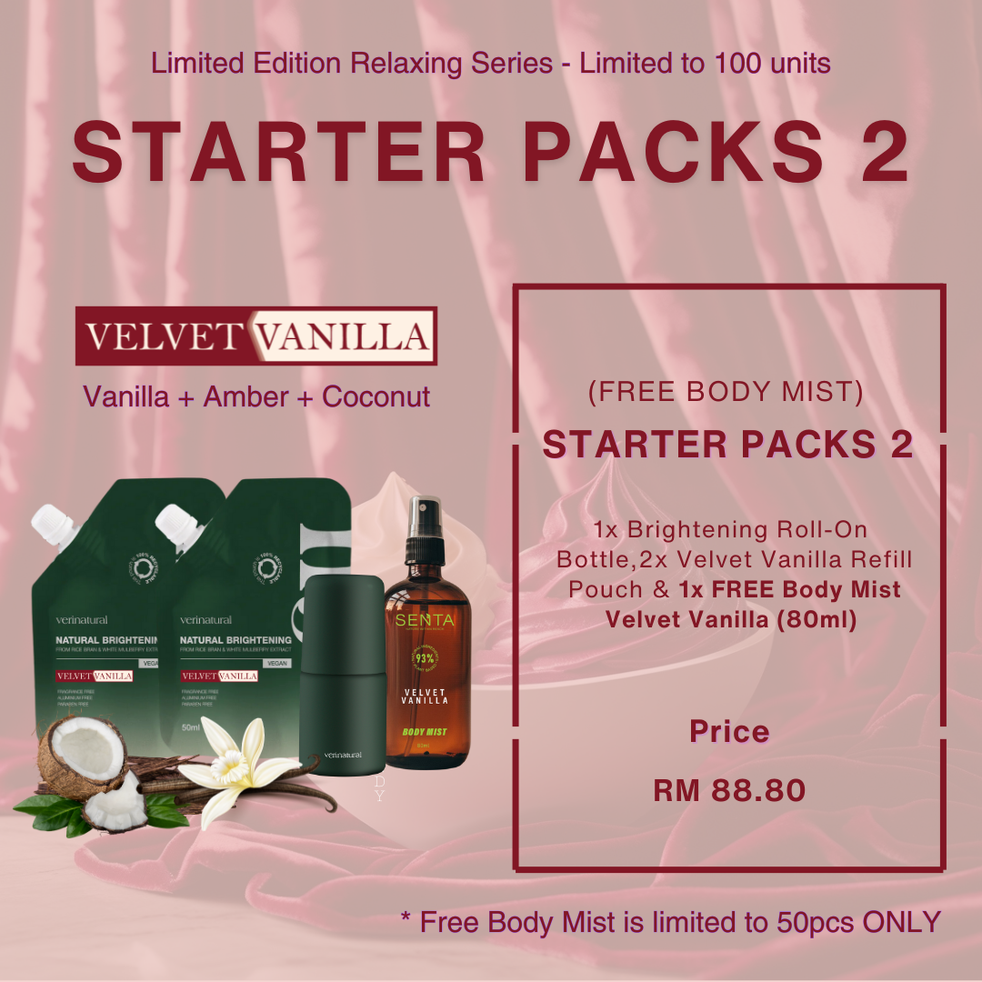 Limited Edition Relaxing Series - Velvet Vanilla Refillable Roll-on