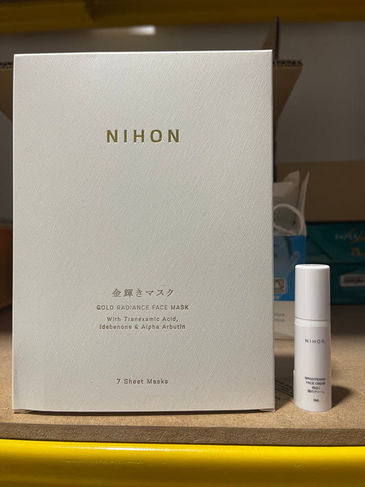 NIHON Set Face Mask & Whitening Face Cream