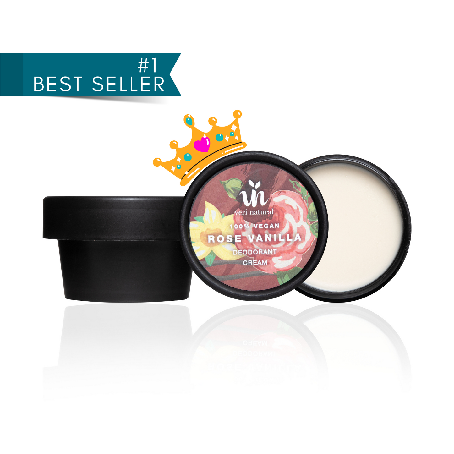 Rose Vanilla Deodorant Cream