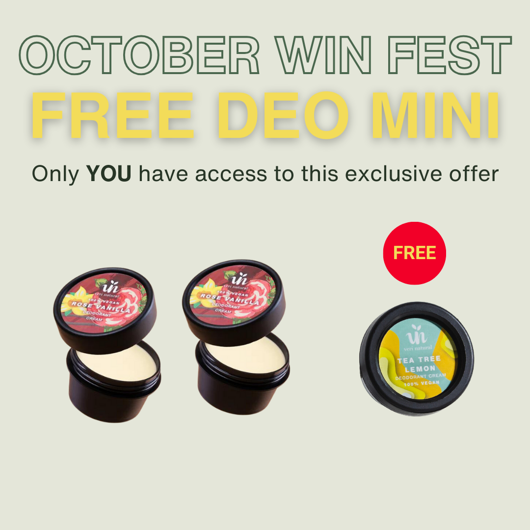 FREE DEO MINI - 2x Deodorant Cream - Rose Vanilla