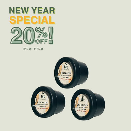 [20% OFF] - NEW YEAR SPECIAL! Mini Extra Strength Cream Trio - Unscented