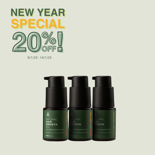 [20% OFF] - NEW YEAR SPECIAL! 3x Hair Growth Oil