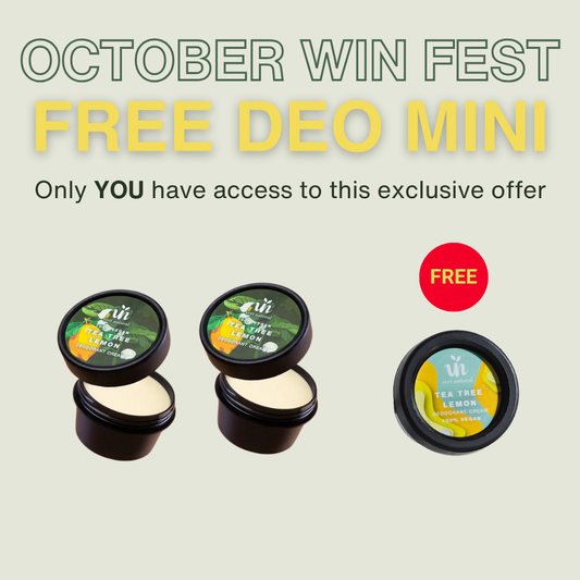 FREE DEO MINI - 2x Deodorant Cream - Tea Tree Lemon