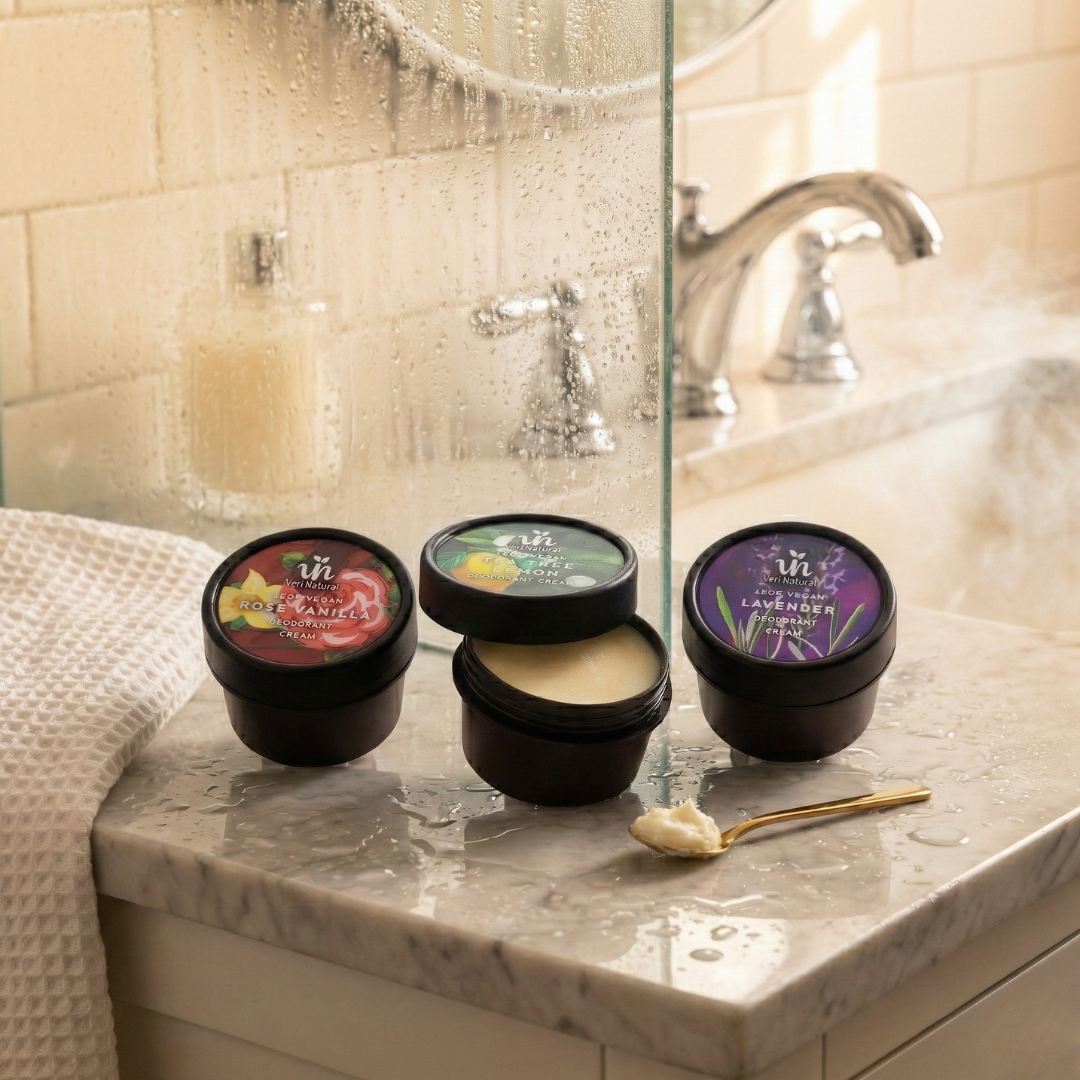 [Save RM22] Bundle Deals! Deo Cream Trio - Rose Vanilla, Tea Tree Lemon & Lavender