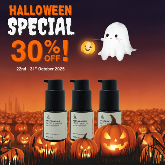 [30% OFF] Halloween Special! Skin Restoration Face Serum Trio