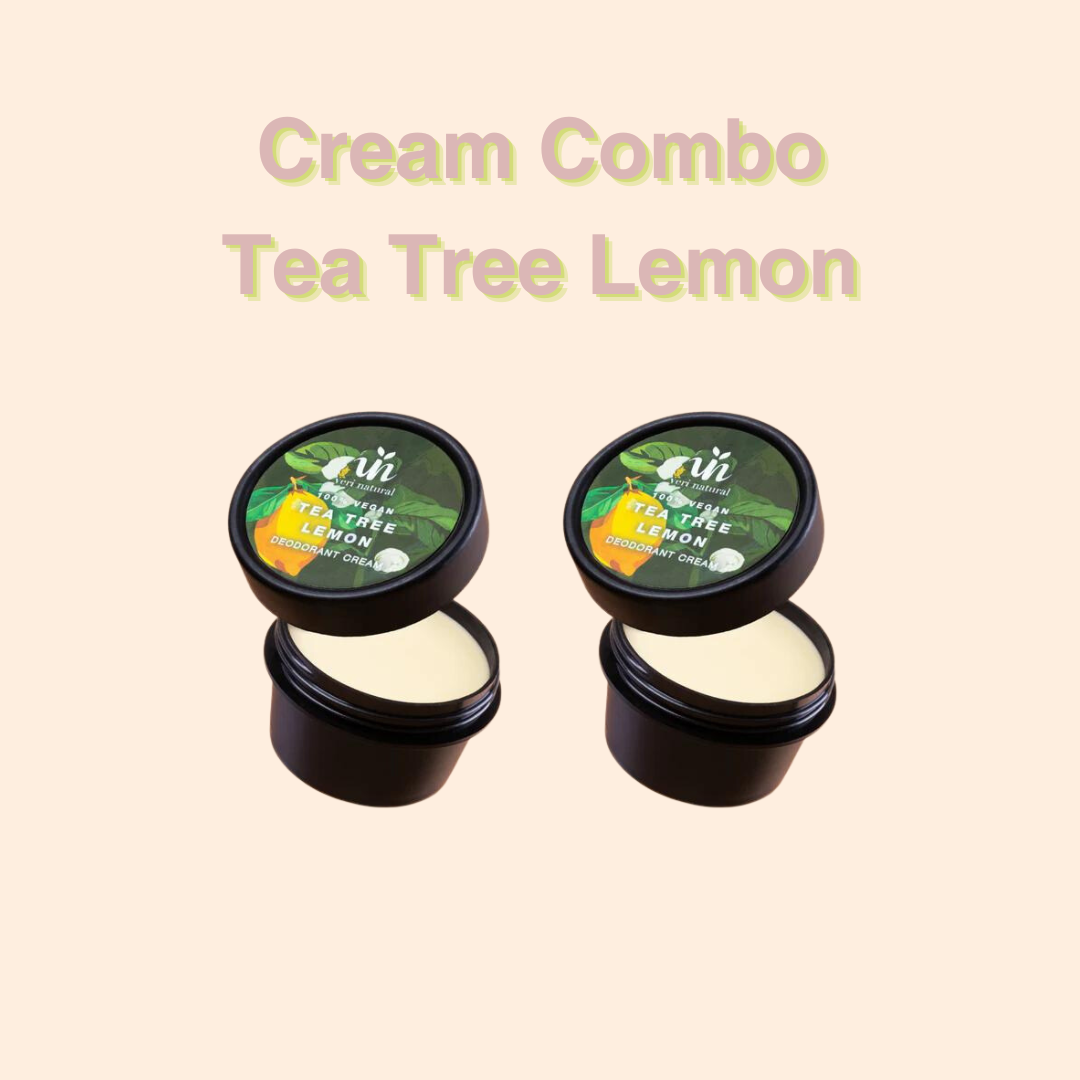 [15% OFF] - Bundle Deals! Deo Cream Combo - Tea Tree Lemon