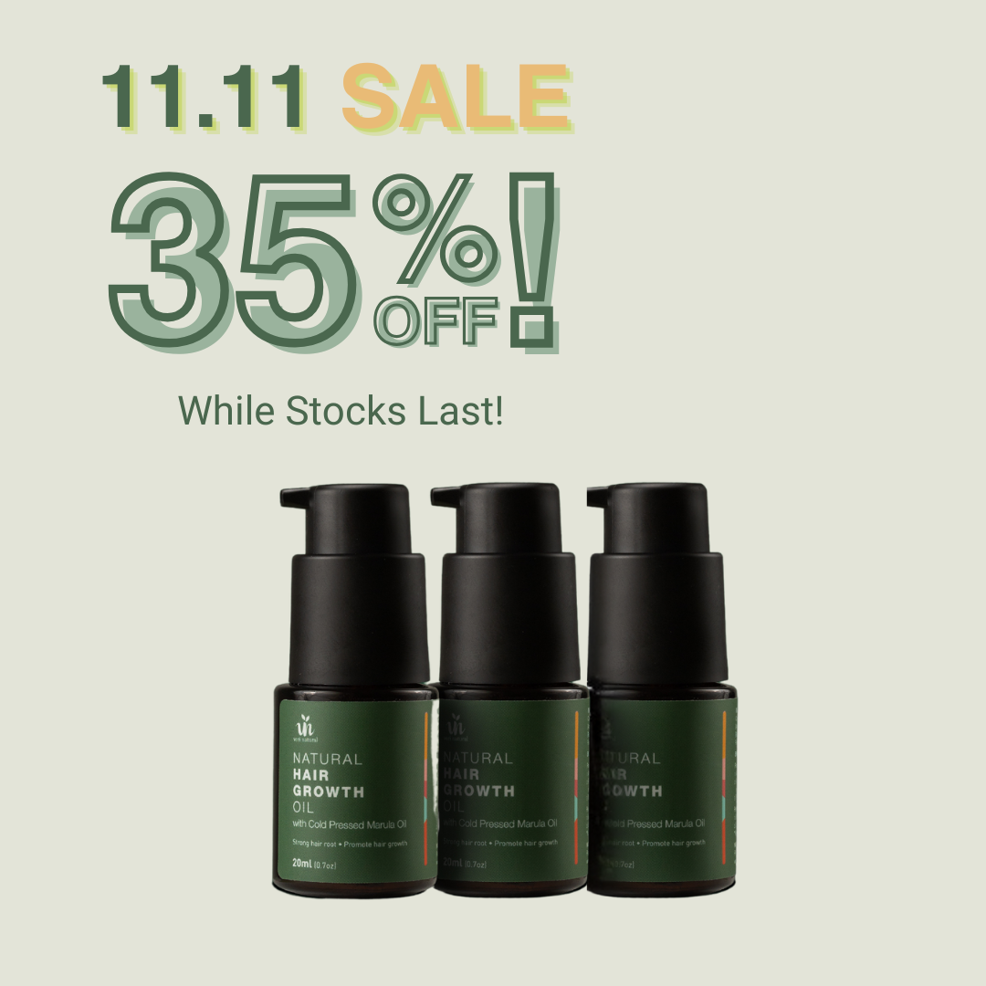 [40% OFF] Y.E.S! Hair Growth Oil Trio - Mango Vanilla