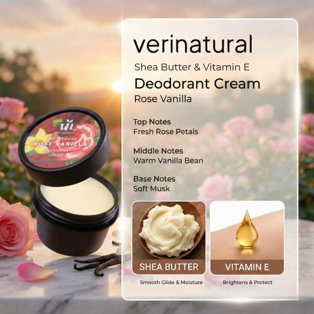 [Save RM22] Bundle Deals! Deo Cream Trio - Rose Vanilla, Tea Tree Lemon & Lavender