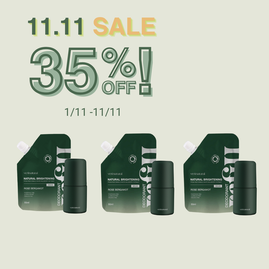 [35% OFF] 11.11! Deo Roll-on Trio The Soft Power Set - Rose Bergamot