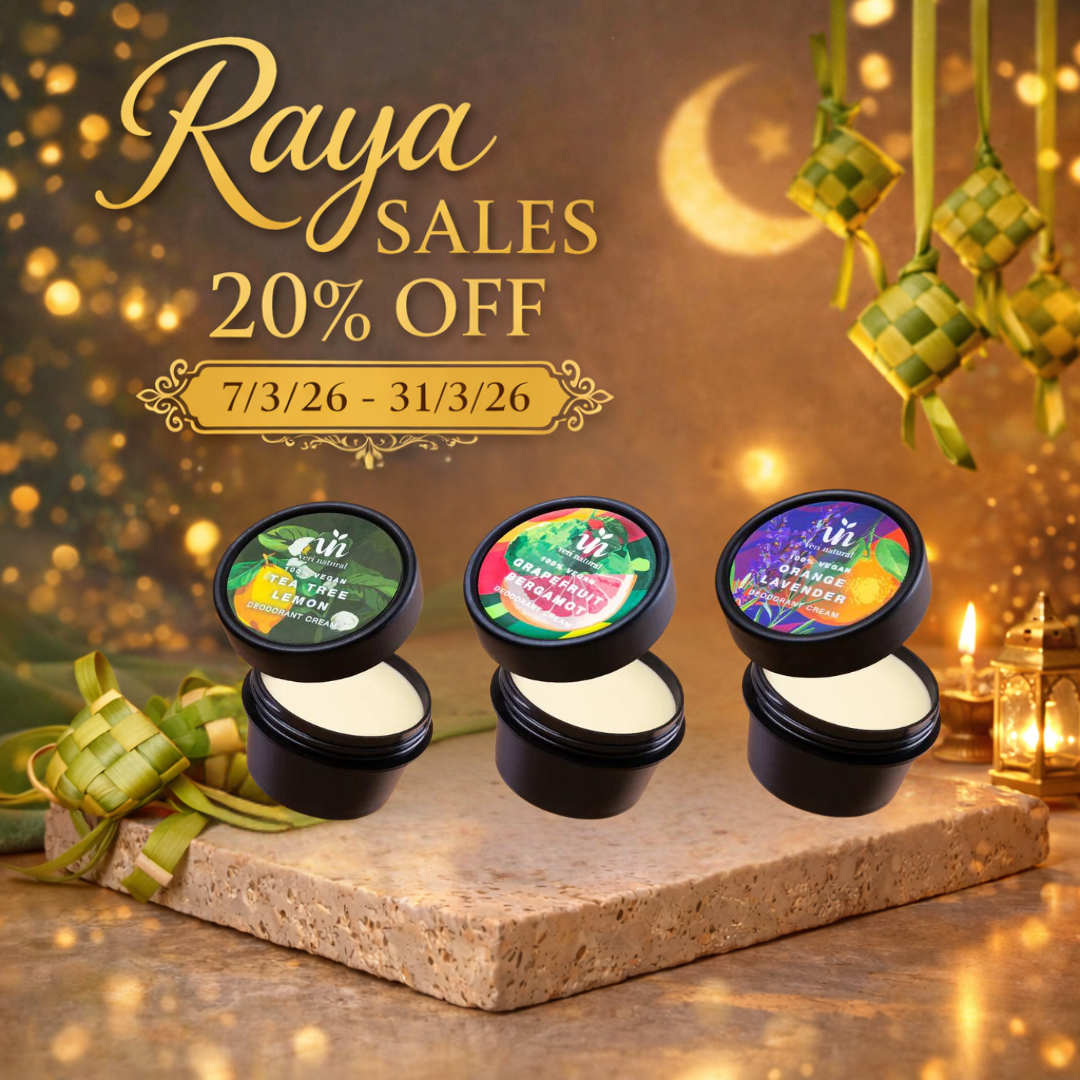 [20% OFF] Raya Sale! Deo Cream Trio Outdoor Set - Tea Tree Lemon, Grapefruit Bergamot & Orange Lavender