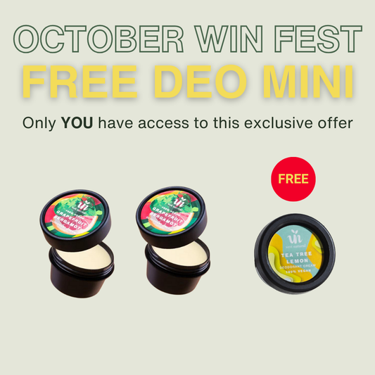 FREE DEO MINI - 2x Deodorant Cream - Grapefruit Bergamot