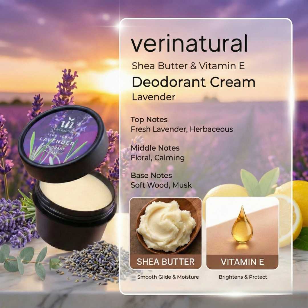 [Save RM22] Bundle Deals! Deo Cream Trio - Rose Vanilla, Tea Tree Lemon & Lavender