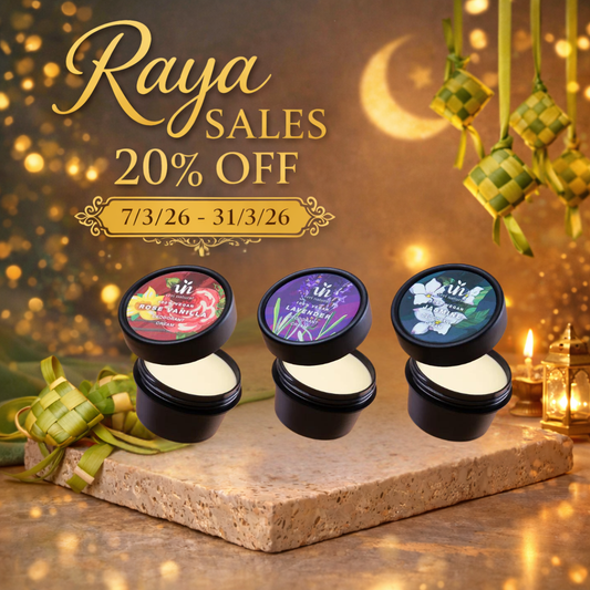 [20% OFF] Raya Sale! Deo Cream Trio Indoor Set - Rose Vanilla, Lavender & Jasmine