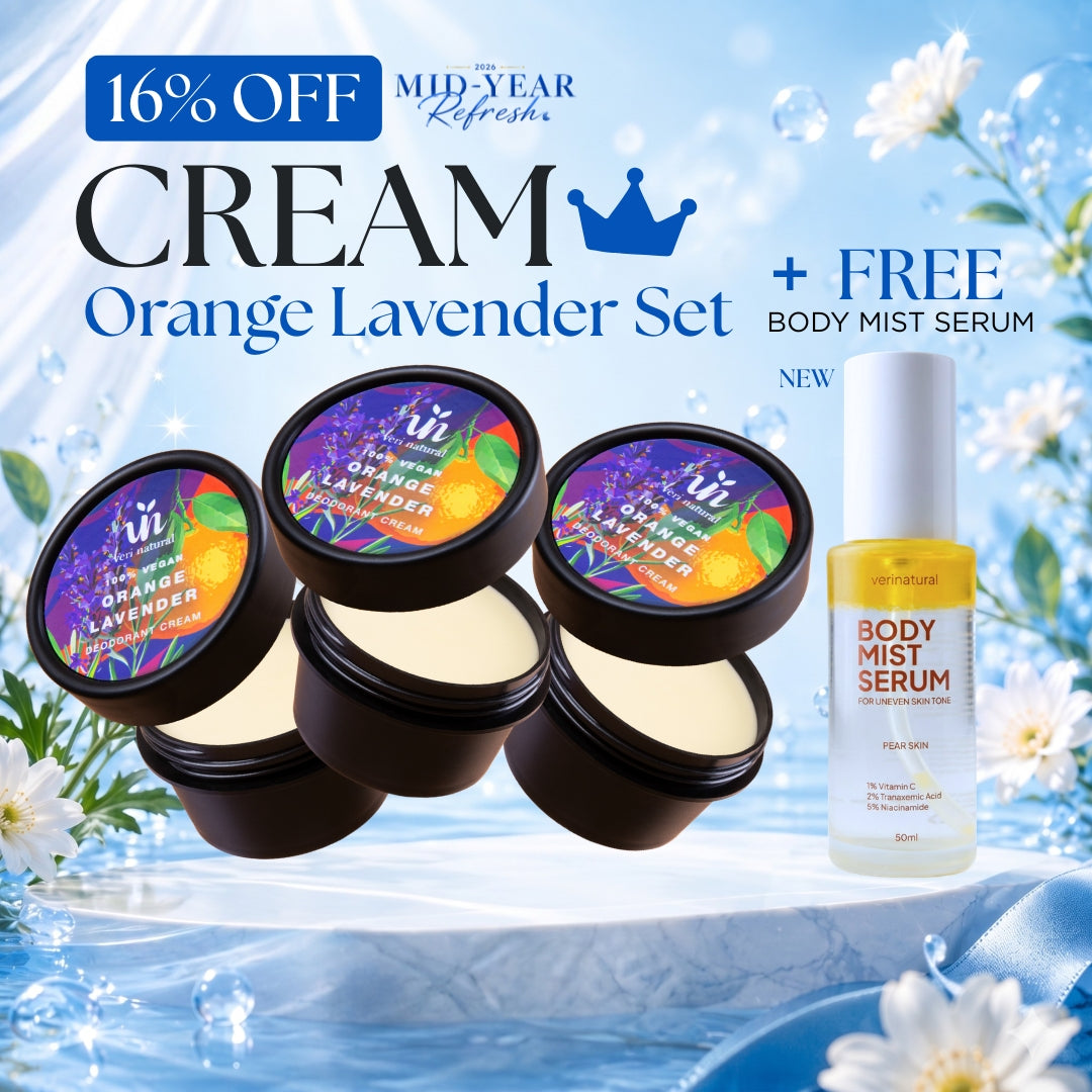 [16% Off] Cream Trio - Orange Lavender x3 + FREE Body Mist