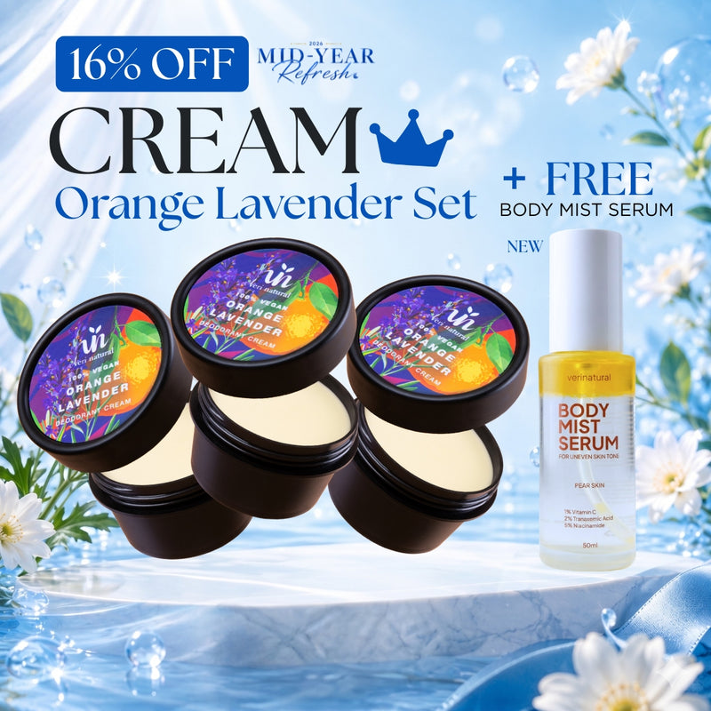 [16% Off] Cream Trio - Orange Lavender x3 + FREE Body Mist