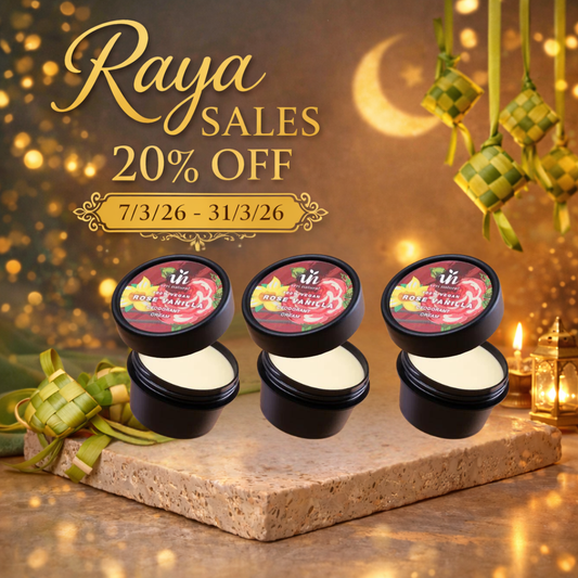 [20% OFF] Raya Sale! Deo Cream Trio - Rose Vanilla