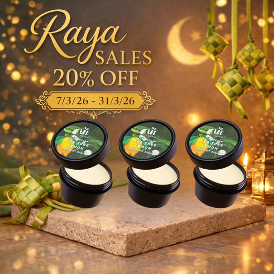 [20% OFF] Raya Sale! Deo Cream Trio - Tea Tree Lemon