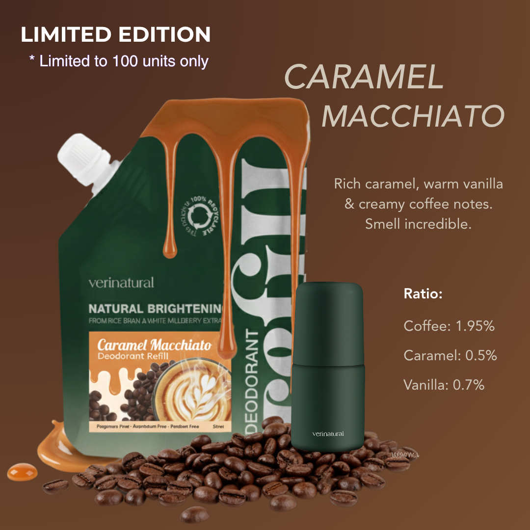 Limited Edition - Caramel Macchiato Refillable Roll-On Deodorant