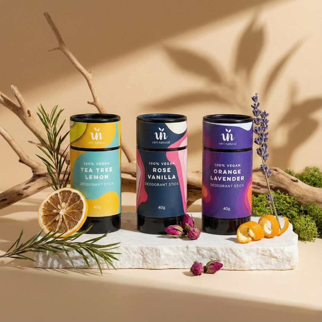 [Save RM24] Bundle Deals! Deo Stick Trio - Rose Vanilla, Tea Tree Lemon & Orange Lavender