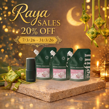[20% OFF] Raya Sale! Limited Edition Deo Roll-on Trio - Sakura White Tea