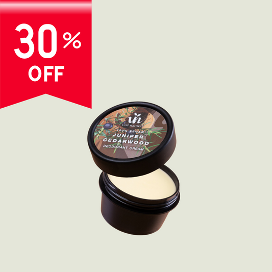 30% Clearance - Juniper Cedarwood Deodorant Cream