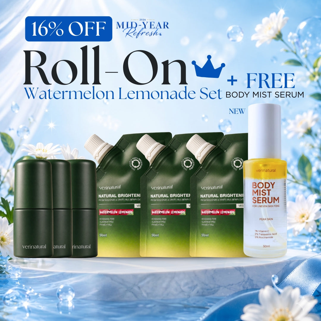[16% Off] Roll-On Trio - Watermelon Lemonade x3 + FREE Body Mist