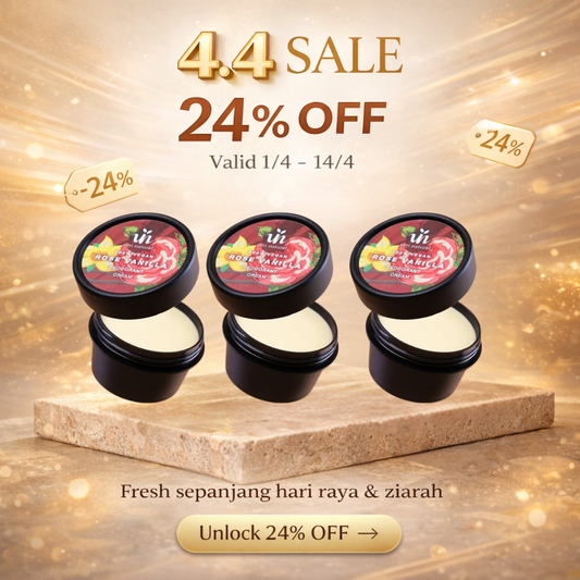 [24% OFF] 4.4 Sale! Deo Cream Trio - Rose Vanilla