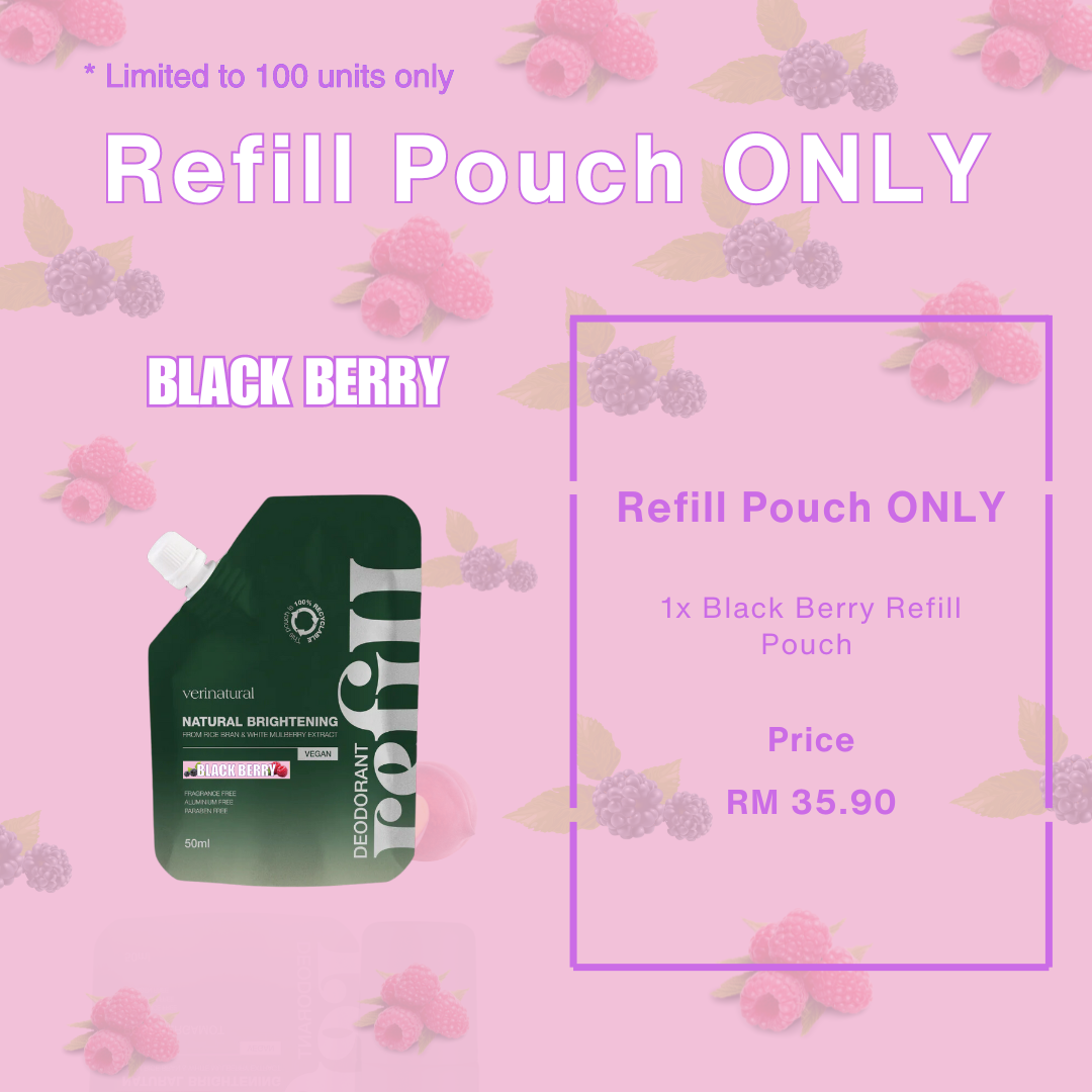 Limited Edition - Black Berry Refillable Roll-on