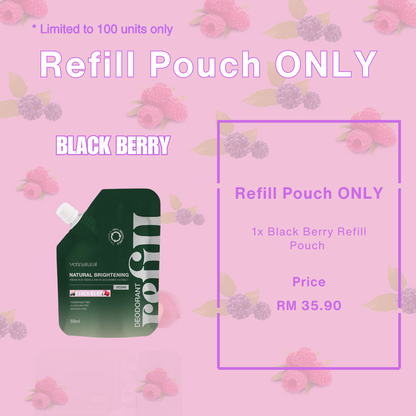 Limited Edition - Black Berry Refillable Roll-on