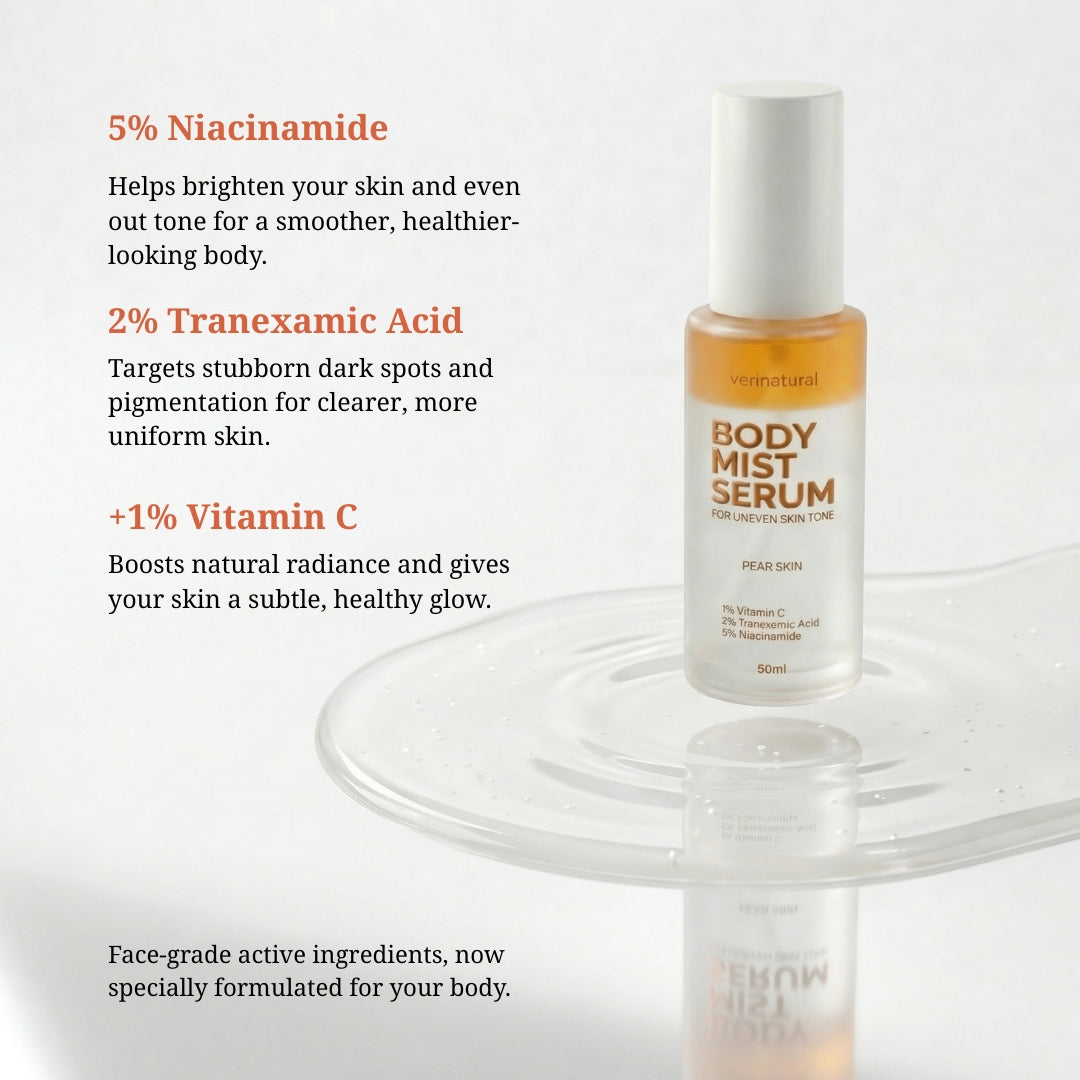 Bi-Phase Body Mist Serum for Uneven Skin Tone