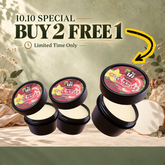 [Buy 2 FREE 1] Cream Trio - Rose Vanilla