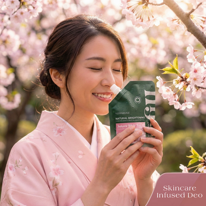 Limited Edition - Sakura White Tea Refillable Roll-On Deodorant