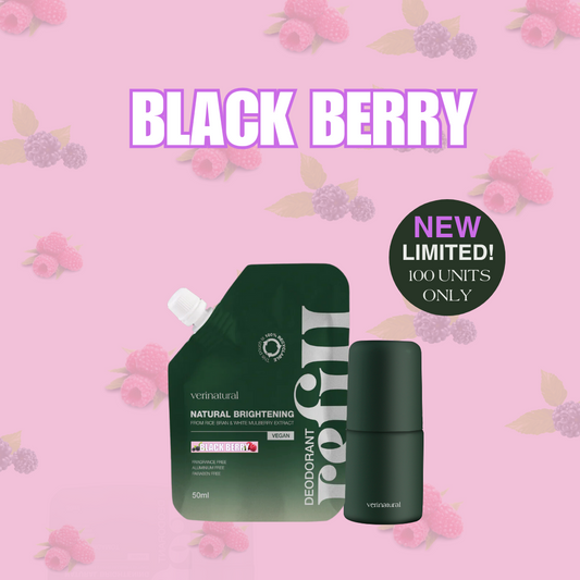 Limited Edition - Black Berry Refillable Roll-on