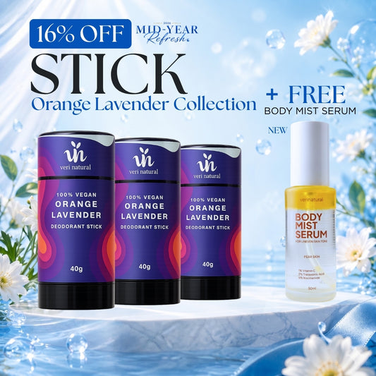 [16% Off] Stick Trio - Orange Lavender  x3 + FREE Body Mist SERUM