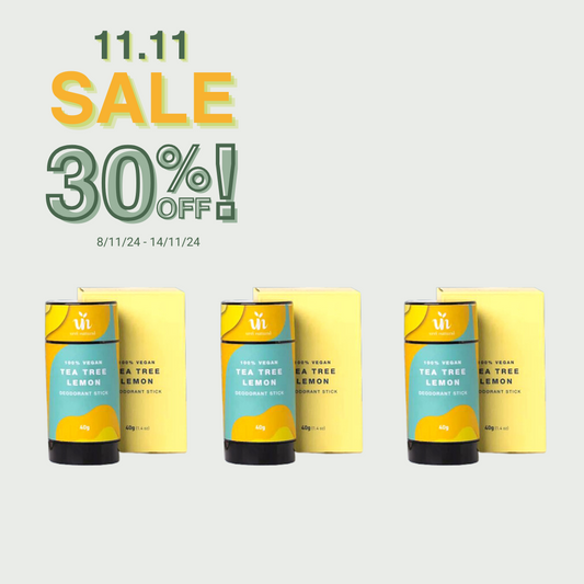 [30% OFF] - 11.11 SALE! Deo Stick Trio - Tea Tree Lemon