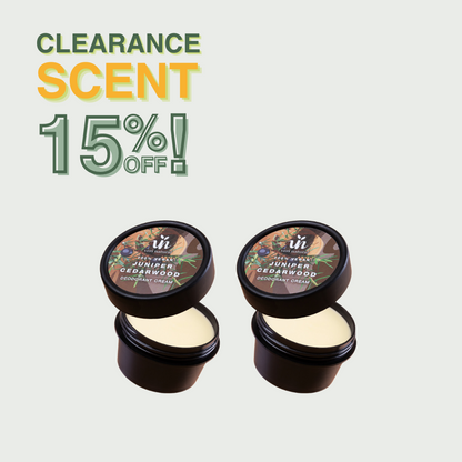 [15% OFF] Clearance - 2x Juniper Cedarwood Deodorant Cream