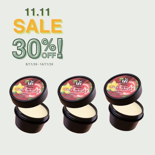 [30% OFF] - 11.11 SALE! Trio Cream - Rose Vanilla