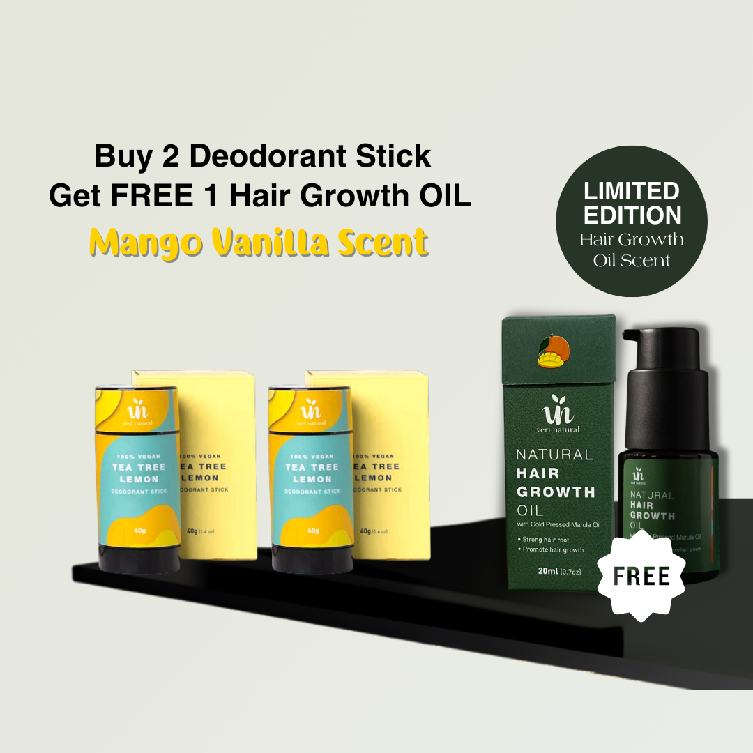 OCTOBER FEST - 2x Deodorant Stick (FREE 1 Limited Edition Hair Growth Oil)