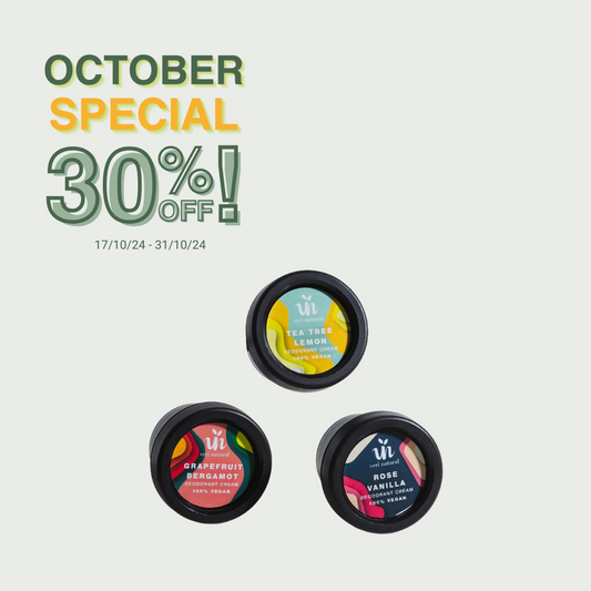 [30% OFF] - OCTOBER SPECIAL! Mini Cream Set - Rose Vanilla, Tea Tree Lemon & Grapefruit Bergamot