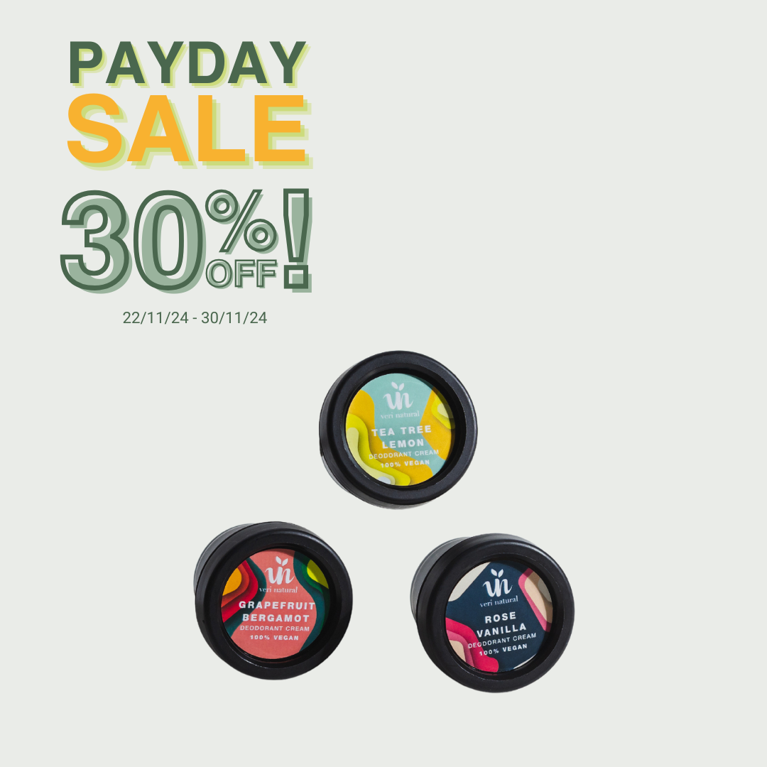 [30% OFF] - PAYDAY SALE! Mini Cream Set - Rose Vanilla, Tea Tree Lemon & Grapefruit Bergamot