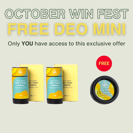 FREE DEO MINI - 2x Deodorant Stick - Tea Tree Lemon