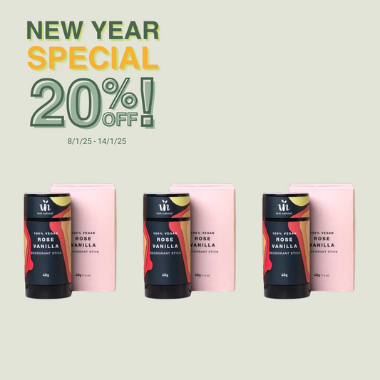 [20% OFF] - NEW YEAR SPECIAL! Deo Stick Trio - Rose Vanilla