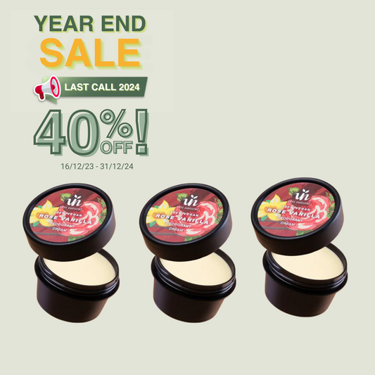 [40% OFF] - YEAR END SALE! Trio Cream - Rose Vanilla